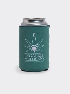 💚 Printed "Legalize Mulligans" Can Koozie